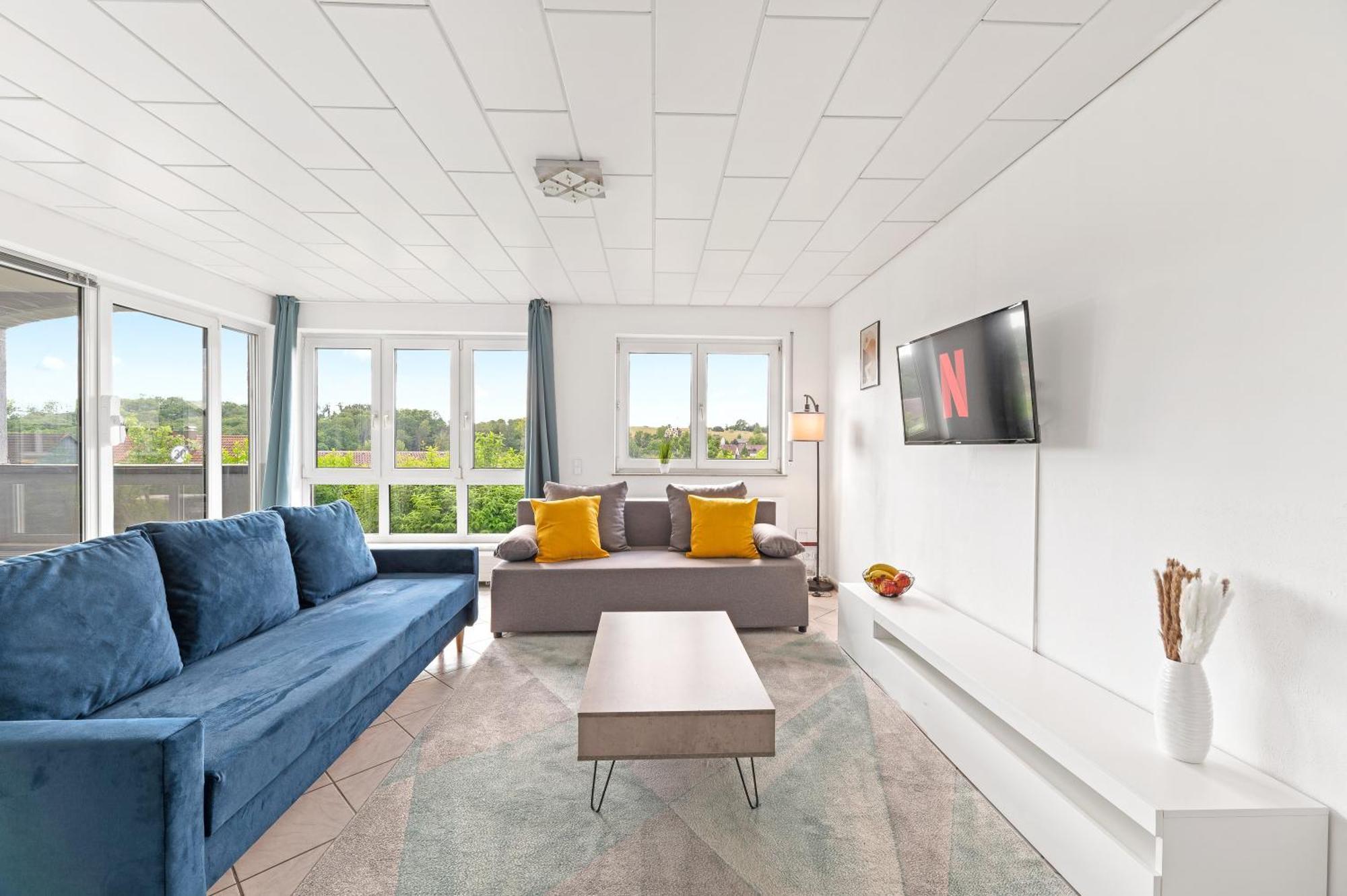 Ferienwohnung Sunshine - 4 Personen Airport Messe Mit Tg-Garage Ostfildern Exterior foto
